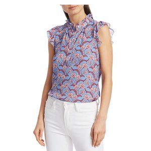 A.L.C. Foley High-Neck Floral Top 4